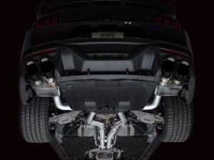 Ford Mustang Performance Exhaust - AWE Tuning - SwitchPath Cat Back - Diamond Black - 2024+